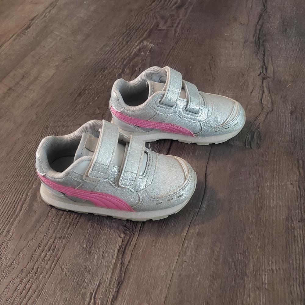 Puma glitter toddler sneakers